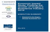 Economic Impact Study: Profiling the Growth of Oregon’s ......Pinnacle Economics May 2016 PAGE 1 Economic Impact Study: Profiling the Growth of Oregon’s Bioscience Industry, 2014