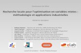 Recherche locale pour l'optimisation en variables mixtes ...Recherche locale pour l'optimisation en variables mixtes : méthodologie et applications industrielles Antoine Jeanjean