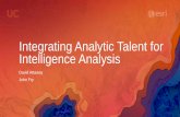Integrating Analytic Talent for Intelligence Analysis › library › userconf › proc...Integrating Analytic Talent for Intelligence Analysis, 2017 Esri User Conference--Presentation,