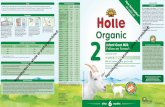 WEB ZIEGENMILCH FM2 GB - Holle baby food€¦ · our products please call us. We will be happy to give advice. Contains DHA* With full cream organic goat’s milk No palm oil Please