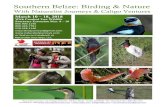Southern Belize: Birding & Nature - Birding Tours - Travel & Bird ...€¦ · Our Belize tour traverses several of the country’s distinctive ecoregions, focusing on the submontane