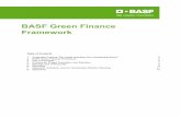 BASF Green Finance Framework · 2020-05-25 · BASF Green Finance Framework . Table of Contents ... As a global business, we have a responsibility to manage our supply chain carefully.