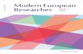 MODERN EUROPEAN RESEARCHES · 2017-02-01 · 2 modern european researches no 1 / 2017 contents prevalence and characteristics of staphylococcus aureus carriage among medical students