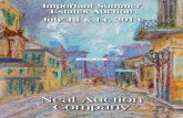 Neal Auction Company · 2013-06-14 · 3 Important Summer Estates Auction July 13 & 14, 2013 Neal Auction Company William Dunlap (American/Mississippi, b. 1944), “Habitat/House