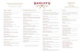 SMALL BITES SANDWICHES & SUCH FRESH SALADS SIDES …barleysmaryville.com/.../2016/...menu-2016-revised.pdf · SHRIMP & GRITS Bacon, onions, tomatoes, cajun butter sauce, over parmesan