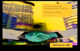 Professional Indemnity Policy Projuris Plus - Allianz …...Professional Indemnity Policy We, Allianz Australia Insurance Limited, ABN 15 000 122 850, AFS Licence No. 234708 will provide
