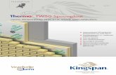 28/4557 NL TW50 4pp June15 v2 · Therma™ TW50 Spouwplaat heeft eveneens een KOMO-kwaliteitsverklaring. l CE–markering l KOMO-kwaliteitsverklaring Kingspan Therma™ TW50 Spouwplaat