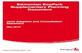 Edmonton EcoPark Supplementary Planning Document · 2016-03-07 · Edmonton EcoPark Supplementary Planning Document: Consultation Statement (2013) 6 4 Consultation on the Draft Edmonton