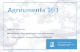 Agreements 101 - UNC Research · 2018-08-10 · Agreements 101 Liz Thornberry Moore, Assistant Director of Contracting 2018 OSR Symposium Bettina Lampkin, Sponsored Projects Accounting