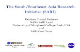 The South/Southeast Asia Research Initiative (SARI)€¦ · Climatology Project; Boreas, LBA (Large Scale Biosphere-Atmosphere-Experiment in Amazonia), ABOVE (Arctic Boreal Vulnerability
