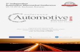 3rd Independent IAM Automotive Aftermarket …...2016/10/20  · 1st automotive aftermarket conference BELGRADE 2015 2nd IAM conference see Industry BUCHAREST 2016 Both Wholesalers