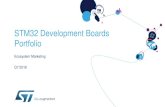 STM32 Development Boards Portfolio - RS …Portfolio Ecosystem Marketing Q1’2018 Development tools overview 2 From full evaluation to open hardware Flexible prototyping Key feature