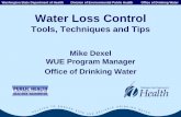 Washington State Department of Health Division of ......Washington State Department of Health Division of Environmental Public Health Office of Drinking Water Water Loss Control Tools,