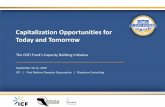 Capitalization Opportunities for Today and Tomorrow Presentation · 2020-05-14 · Building Native CDFI Sustainability Initiative II // Capitalization Opportunities for Today and
