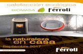 Catalogo biomasa ferroli sept 2017 baja - …...ESTUFAS DE PELLETS Las estufas de pellet de Ferroli, gracias a su cuidada y elegante estética, su diseño vanguardista y sus acabados