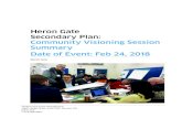 Heron Gate Secondary Plan: Community Visioning Session ...jeancloutier.com/wp-content/uploads/2018/03/Heron... · Secondary Plan: Community Visioning Session Summary Date of Event: