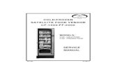 SERVICE MANUAL - AECO Sales & ServiceThis service manual contains installation and service information on the Model 3162 Cold Food Satellite Vendor and Model 3182 Frozen Food Satellite
