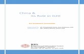 China and its role in the G20 · open markets and free trade practices, however post Trump’s policy of protectionism and taking a stance of isolationism, the G20 has become a different