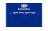 DFPS Rider 15 Report for Community-Based Care...2020/03/31  · DFPS Rider 15 for Community-Based Care - March 2020 1 Introduction As required by the General Appropriations Act, 86th