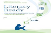 SREB Readiness Courses Transitioning to college and careers … · 2019-11-18 · SREB Readiness Courses Transitioning to college and careers Literacy Ready History Unit 2: Cuban