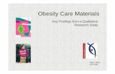 Obesity Care Materials - The NSMC › sites › default › files › Obesity Care... · 2016-04-06 · just getting down to it ... General health messages in the newspapers Lot more