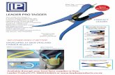 LEADER PRO TAGGER Pro Tagger flyer 2015.pdf · New Release *NEW* ONE PIECE TAGGER NO OTHER DOES IT BETTER! Available through your local farm supplier or from Leader Products Ph: 0800242824