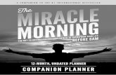 TMM Planner DINO - miraclemorning.com · Visualization is a technique by which you use your imagination to create a compelling picture of your future, providing you with heightened