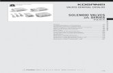 SOLENOID VALVES SERIES - Koganei UK › product_image › 108_electricvalveJA_BKUV002_… · 3-port valves for high value-added new generation Solenoid Valves Series. 176 SOLENOID