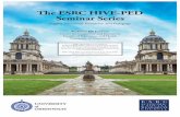 The ESRC HIVE-PED Seminar Series › wp-content › ... · The ESRC HIVE-PED Seminar Series Higher Vocational Education and Pedagogy Professor Jill Jameson Centre for Leadership and