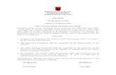 REPUBLIC OF ALBANIA BANK OF ALBANIA ......4 Added by the Decision No. 27, dated 4.4.2018 of the Supervisory Council of the Bank of Albania. 5 Added by the Decision No. 27, dated 4.4.2018
