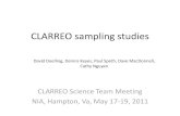 CLARREO sampling studies · CLARREO sampling studies CLARREO Science Team Meeting NIA, Hampton, Va, May 17-19, 2011 David Doelling, Dennis Keyes, Paul Speth, Dave MacDonnell, Cathy