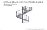 Salter -Continuous Sleeve -Aluminum Handrail -Galvanized...the handrail is shipped in a coil that is typically between 36" to 48" in diameter. the first step to fitting the handrail