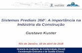 Sistemas Prediais 360 : A importância na Indústria da ... · Sistemas Prediais 360º: A importância na Indústria da Construção Gustavo Kuster Rio de Janeiro, 18 de abril de