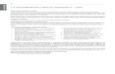 LG DEHUMIDIFIER LIMITED WARRANTY - USApdf.lowes.com/warrantyguides/048231382397_warranty.pdfLG Electronics U.S.A., Inc. (“LG”) warrants your LG Dehumidifier ("product") against