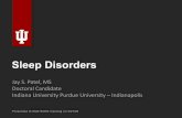 Sleep Disorders - oudecho.iu.edu Powerpoint.pdfSleep disorders as triggers for setbacks. Insomnia as a development factor for psychiatric and substance use disorders. Sleep medication