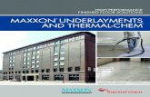 MAXXON UNDERLAYMENTS AND THERMAL-CHEM › brochures › Commercial_Topping... · network of authorized dealers throughout North America. Thermal-Chem Corporation has been a proven