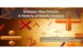 Sharpen your Pencils - Needs Analysis€¦ · Sharpen Your Pencils: A History of Needs Analysis Sage‐Fox.com Free PowerPoint Templates. Agenda •What is Need Analysis? •A Quick