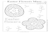Easter Flowers Maze Draw different petals on all the ... · PDF file

Easter Flowers Maze Draw different petals on all the flowers: