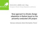 New approach to climate change adaptation in Radom based ...lifeadaptate.eu/.../LIFE-RADOM-KLIMA_New-approaches-to-CCA_Jank… · MONITORING OF BIODIVERSITY SO FAR BIODIVERSITY REPORT