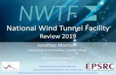 National Wind Tunnel FacilityNational Wind Tunnel Facility •A network of 17 talent-focused facilities distributed across 7 universities •Multi-sectoral research, low TRL (