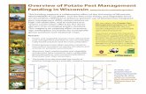 Overview of Potato Pest Management Funding in Wisconsin ... · pest management practices to use more biolog-ically-based practices and less toxic pesticides. • Potato growers have