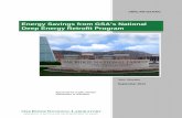 Energy Savings from GSA’s National Deep Energy Retrofit ...• The Energy Independence and Security Act of 2007, which requires each Federal Agency to reduce its energy use intensity