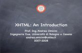 XHTML: An Introduction - COnnecting REpositories › download › pdf › 11160271.pdf · XHTML: An Introduction Prof. Ing. Andrea Omicini Ingegneria Due, Università di Bologna a