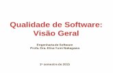 Qualidade de Software: Visão Geral - USP › pluginfile.php › 299819 › ... · Software Definições Qualidade do Produto ISO 9126 Processo de Software Modelo de Processo de Software