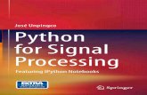 Processing for Signal Python - الکترو ولت · 2017-07-27 · Preface This book will teach you the fundamentals of signal processing via the Python language and its powerful