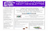 FREMONT FALCON S NEST NEWSLETTER - Mesa, ArizonaThe students of Fremont Junior High provide a service to our international community by giving of their time and talents for the benefit