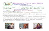 Babetta’s Yarn and Gifts › NL_archive › june2019...Summer greetings Fiber Friends, As the summer solstice approaches it’s time for vacations, barbeques, gardening, and of course