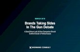 MARCH 2018 Brands Taking Sides In The Gun Debate › wp-content › uploads › 2018 › 03 › ... · 2020-05-01 · SLIDE / The majority of Americans think it's appropriate for