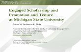 Engaged Scholarship and Promotion and Tenure at Michigan ...ncsue.msu.edu/files/Omahapresentation2.pdf · Ireland. relationships, and impacts of ... community engagement for . academy,