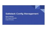 Saltstack Config Management - Lehigh CSE › ~brian › course › 2016 › sysadmin › notes › 19-Saltstack.pdfSaltstack Config Management Steve Anthony HPC Support Specialist